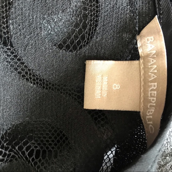 Banana Republic Lace Short-Sleeve Top - Picture 4 of 4